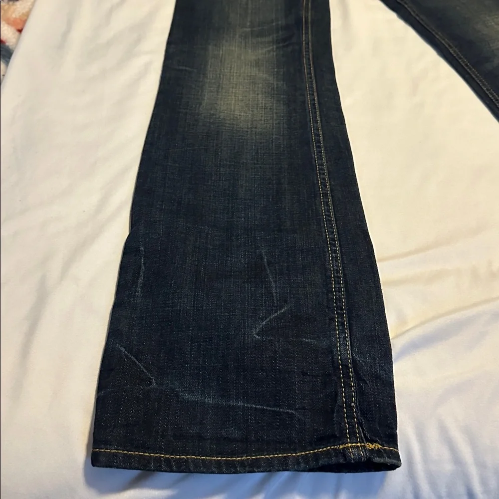 NWOT GAP Kids Blue Bootcut Jeans with adjustable waist